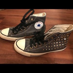 High-top Converse (studded)
